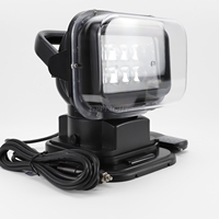 Epistar-Luz LED de búsqueda para campo de granja, Faro de luz LED 4x4 de 50w, 7 pulgadas, 12V, 24V, 360 grados, Control remoto inalámbrico
