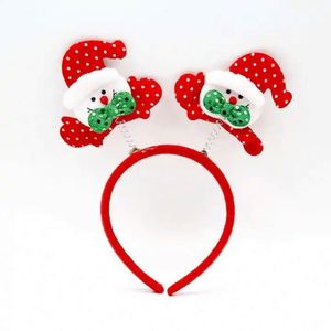 Christmas Party Favors Reindeer Antlers Xmas <b>Glitter</b> Sequin Decoration Hairband Santa <b>Headband</b> Guangdong Made Customizable - Product Image 4