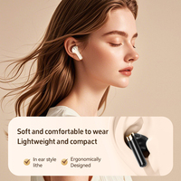 Écouteurs sans fil TWS mini intra-auriculaires et semi-intra-auriculaires Hi-Fi Stéréo avec micro pour gaming, LED, Bluetooth