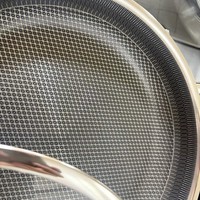 Ensemble de 6 poêles Diamond Shield avec couvercles en verre trempé, poêles de 8, 10 et 12 pouces, compatibles avec toutes les plaques de cuisson