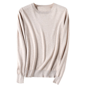 Suéter de Punto Holgado con Cuello Redondo para Mujer, Color Sólido, Manga Larga, Capa Base, Elegante, para el Día a Día, Tallas S, M, L, XL, XXL, XXXL - Product Image 5