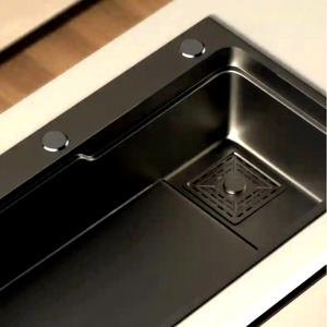 Modern New <strong>Kitchen</strong> Sink Faucet, Waterfall Style Water Outlet Sink Faucet, Multifunctional Stainless Steel Sink Faucet - Product Image 5