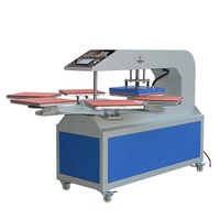 Machine de presse à chaud pneumatique à haute vitesse, pour vêtements, 6 bras, teinture, sublimation, papier, t-shirt, vinyle, pas cher