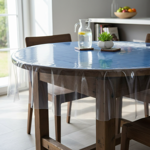Tovaglia protettiva in gomma trasparente 140 cm (Dintex 43-095) - Product Image 3