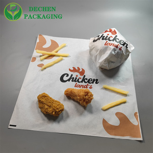 Papel Encerado Impreso con Logo Personalizado Papel para Envolver Alimentos Negro Antigrasa - Product Image 4
