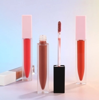 Marque Privée Personnalisée Sans Logo 24 Heures Super Séjour 20 Couleurs Rouge à Lèvres Rouge Crémeux Mat Liquide Imperméable À L'eau