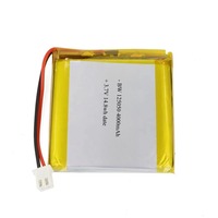 Batterie Lipo à temps de cycle élevé Batteries rechargeables 3.7v 125050 Batteries lithium-ion 4000mah
