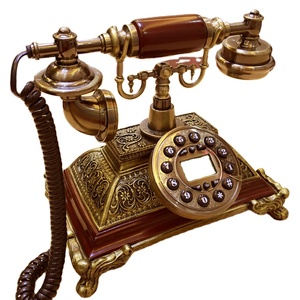 Anciennes clés de téléphone européen antique, téléphone <span class=keywords><strong>fixe</strong></span> rétro créatif <span class=keywords><strong>fixe</strong></span> - Product Image 1
