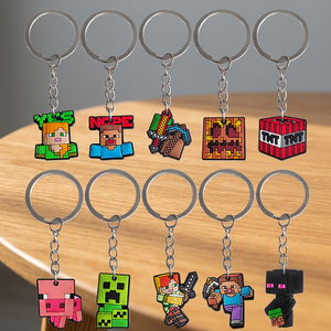<b>Custom</b> Cartoon Style Durable Rubber <b>Keychains</b> with Musical Instruments Design Made in Vietnam - Product Image 3