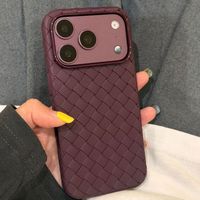 Coque de luxe rafraîchissante en tricot pour iPhone 18 Pro Max, étui de protection souple ultra-fin pour iPhone 17 Pro, 15, 16, 13, 14, 12