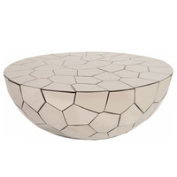Table basse ronde de style nordique en métal doré, meubles de maison design, nouvelle conception, minimaliste, Base dorée