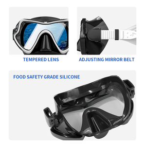 <span class=keywords><strong>Masque</strong></span> de plongée sportive sous-marine Lentille en verre trempé Plongée en apnée Plongée en apnée transparente <span class=keywords><strong>Masque</strong></span> de plongée en apnée pour adulte - Product Image 3
