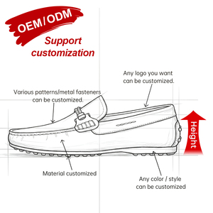 30 Anni di Esperienza: Scarpe Eleganti da Uomo in Stile Italiano, Nuova Moda, Aumento di Altezza 6cm, Mocassini in Pelle OEM DOM - Product Image 2