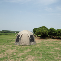 Tente dôme gonflable de Camping en plein air pour la famille capacité de 2 personnes tente d'air automatique d'une chambre Oxford étanche pour le Camping