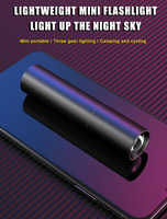 Howlighting lampe de poche LED étanche en alliage d'aluminium torche LED charge USB super lumineuse mini lampe de poche rechargeable