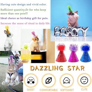 Ama-zon vendita calda di natale cappelli per cani all'uncinetto gatto nel compleanno e cravatta per cappello per cane - Product Image 6