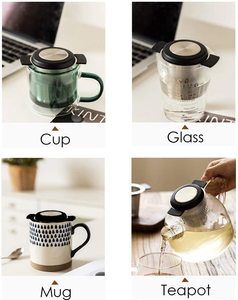Infusore per Tè in Acciaio Inox a Maglia Fine, Riutilizzabile, per Tè Sfuso e Caffè - Product Image 4