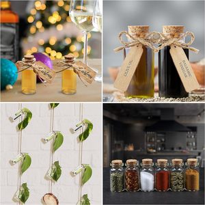 13ml <span class=keywords><strong>Mini</strong></span> Vòng <span class=keywords><strong>Mason</strong></span> kín lưu trữ chai cho Quà tặng đám cưới bên nhà bếp gia vị ùn tắc bột lọ thủy tinh với nút chai nắp - Product Image 6