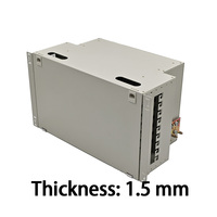 Coffret de distribution optique (ODF) 96 fibres, panneau de brassage fibre optique 19'' pour montage en rack, en acier laminé à froid pour FTTH, FTTx et centres de données