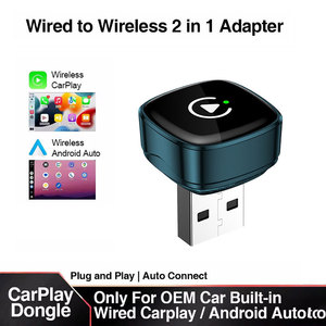 Mini Usb 2 In1 kablosuz Carplay adaptörü 2025 2 tr 1 Dongle 2.4 5g iphone Android Carplay apple (2025 yükseltilmiş lexus Rx350 - Product Image 1