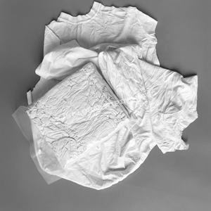 Chiffons en coton blancs recyclés pour le nettoyage des équipements mécaniques - Product Image 1