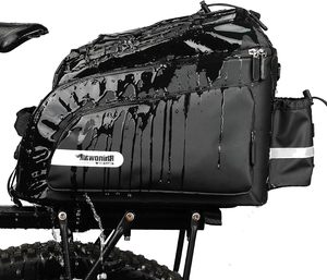 Logo personnalisé coque rigide étanche vélo Ebike coffre sacoches de selle pour vélo porte-bagages arrière pour les navetteurs voyage en plein air - Product Image 4