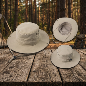 Chapeau Bob de Pêcheur à Large Bord pour Enfants, Respirant, Motif Jungle, pour la Pêche et le Cyclisme, avec Cordon Réglable à Motif Dessin Animé - Product Image 2
