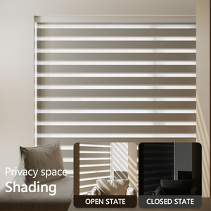 ZSHINE doux zèbre rouleau ombre stores sans fil stores de sécurité <span class=keywords><strong>pour</strong></span> <span class=keywords><strong>baie</strong></span> <span class=keywords><strong>vitrée</strong></span> chambre bureau personnalisé - Product Image 4