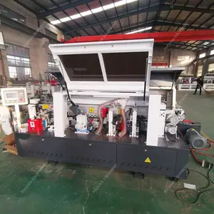 conveyor belt automatic cnc feeding roller edge banding machine with trimming buffing