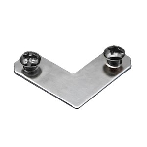 Support d'angle en métal en forme de L, 1 mm, galvanisé à chaud, pour la fixation des cadres de portes et de fenêtres - Product Image 3
