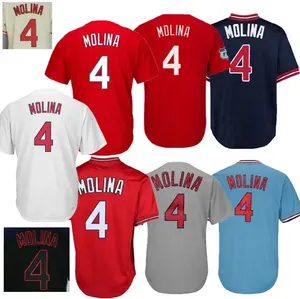 Yadier Molina, la mejor calidad, camisetas de béisbol cosidas