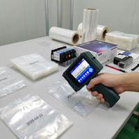 Mesin Printer Inkjet genggam Mini portabel, mesin Printer Inkjet genggam dengan tinta cepat kering