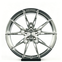 Nuevas Llantas GY de Aleación de Aluminio Forjado 6061-T6, Diseño Personalizado en Negro Mate, ET de 35 mm, Garantía de 5 Años, Ajuste Universal para