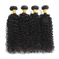 Cabello Humano Rizado Natural de 8 a 30 Pulgadas, Cabello Virgen Sin Procesar 15A, Extensiones de Cabello Virgen Rizado Camboyano e Indio