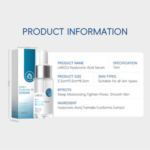 Private Label Organic Moisturizing <strong>Face</strong> <strong>Care</strong> 17ml Hyaluronic Acid &amp; Glycerin Liquid Serum - Product Image 3