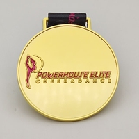 Médailles Métalliques Personnalisées Prix Usine Faible MOQ Alliage de Zinc 3D Gaufré Plaqué Or Trophée de Compétition Médaille de Badminton