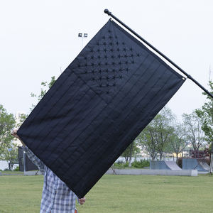 Drapeau <span class=keywords><strong>américain</strong></span> brodé en nylon haute densité 210D 90x150 cm (3x5 pieds) – Broderie USA - Product Image 2