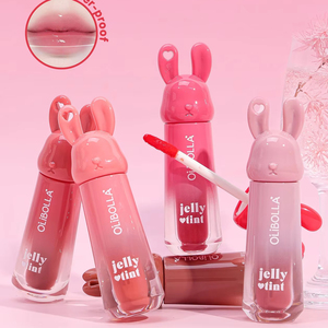 ลิปกลอสเนื้อเจลลี่ติดทนนาน กันน้ำ ไม่ติดแก้ว ชุ่มชื้น ฉ่ำวาว สีสวยสดใส ปรับแต่งสีได้ตามต้องการ - Product Image 1