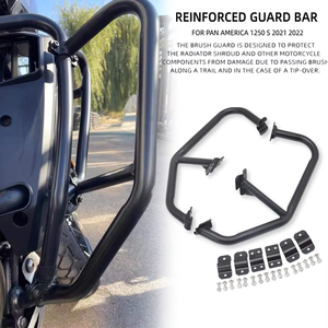 Nuovo Paraurti Anteriore Fisso in Acciaio Inox Spesso per Moto, Protezione Motore per Pan America 1250 S Special <span class=keywords><strong>RA</strong></span> 1250 S 2021-2022 - Product Image 3