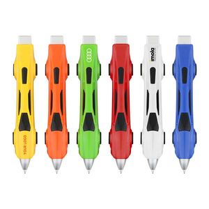 Bolígrafos de Plástico con Diseños de Coches de Carreras Pequeños y Lindos para Niños, Bolígrafos Promocionales de Estilo Deportivo de 1.0 mm - Product Image 1
