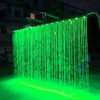 Fuente Decorativa de Acero Inoxidable Water Faery, Cortina de Agua para Interiores y Exteriores, Ideal para Parques, Hoteles y Jardines Emblemáticos