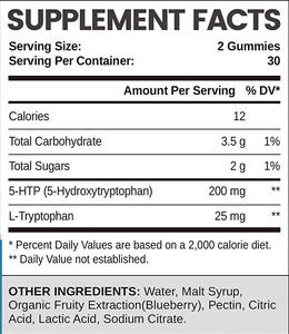 OEM 5-HTP Soft Gummy Candy Suplementos naturales sin azúcar Apoya el estado de ánimo de serotonina/Soporte para dormir para adultos y adolescentes - Product Image 5