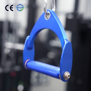 VIGFIT Tools - <span class=keywords><strong>Barra</strong></span> de tracción para tríceps <span class=keywords><strong>con</strong></span> mango de aluminio, agarre en D para máquina de cable, accesorio para ejercicios de LAT Pulldown - Product Image 1