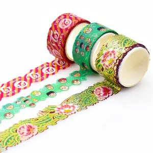 Custom Make Decorative Die Cut Washi Paper Sticker Tape printing