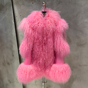 <span class=keywords><strong>Gilet</strong></span> in Pelliccia per <span class=keywords><strong>Donna</strong></span> <span class=keywords><strong>Marrone</strong></span> Scuro, Giacche in Vera Pelliccia di Pecora, <span class=keywords><strong>Gilet</strong></span> Senza Maniche in Pelliccia Mongola - Product Image 3