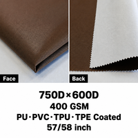 Revêtement 900D 100% polyester pour produits d'extérieur et bagages, tente, auvent, sac à dos, PU, PVC, TPU