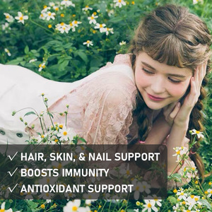 Cápsulas Orales de Biotina y Folato para Adultos, Ingredientes Esenciales de Belleza, Suplemento Herbal Natural para Promover una Piel Clara y Radiante - Product Image 3