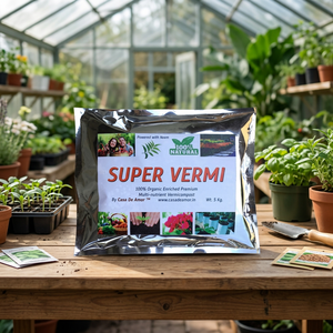 CASA DE AMOR Super Vermi Sac de culture réutilisable avec poudre de graines de Neem et micro-organismes bénéfiques pour le jardin domestique - Product Image 3