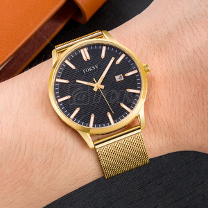 Marca privada OEM ODM logotipo personalizado clásico Acero inoxidable moda muñeca minimalista cuarzo lujo hombres reloj para hombres - Product Image 4