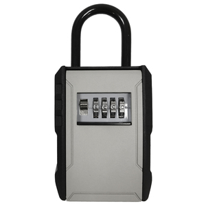 Caja de Seguridad Portátil para Llaves con Combinación de 4 Dígitos, Resistente al Agua, para Exteriores, Ideal para Agentes Inmobiliarios y Alquileres Vacacionales - Product Image 1
